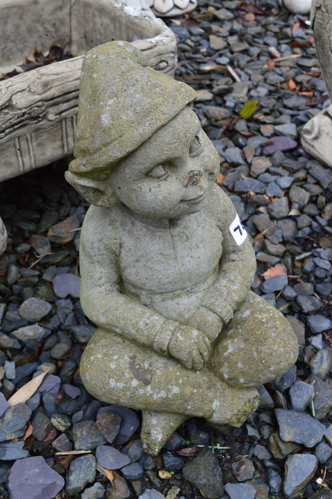 *Concrete Elf Garden Ornament