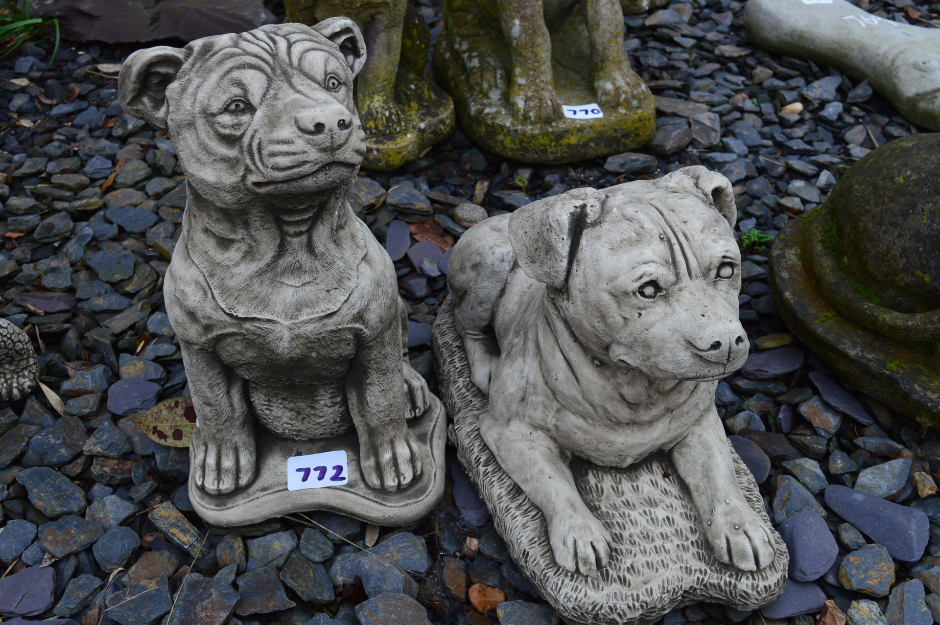 *Two Dog Garden Ornaments