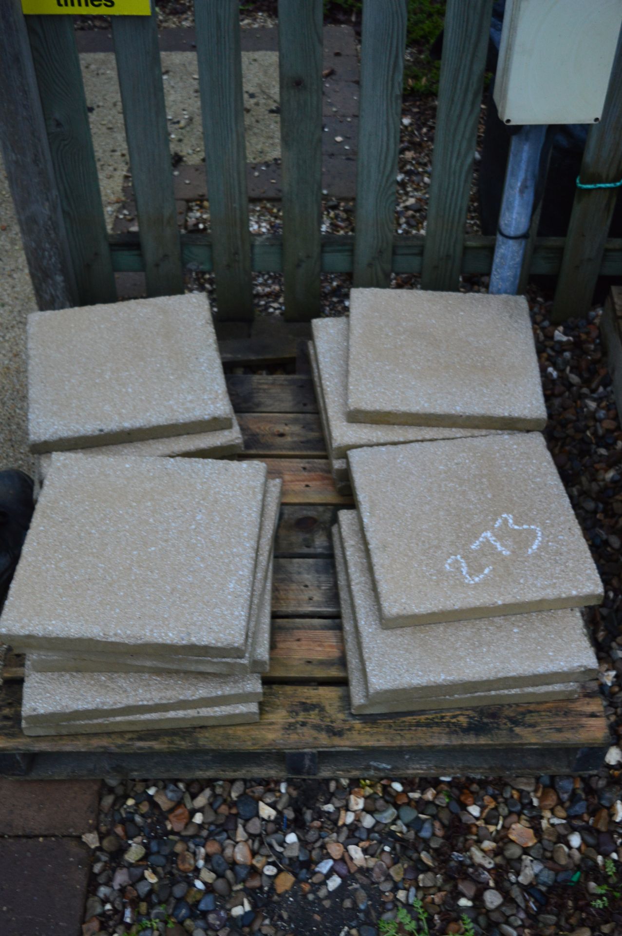 *Pallet of Textured Paving