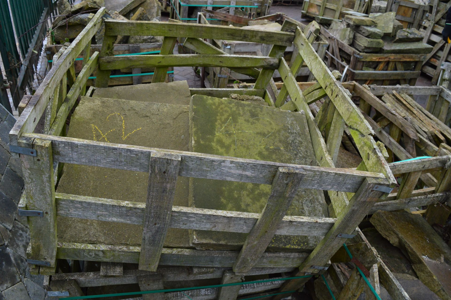 *Two Pallets of Yorkstone Paving