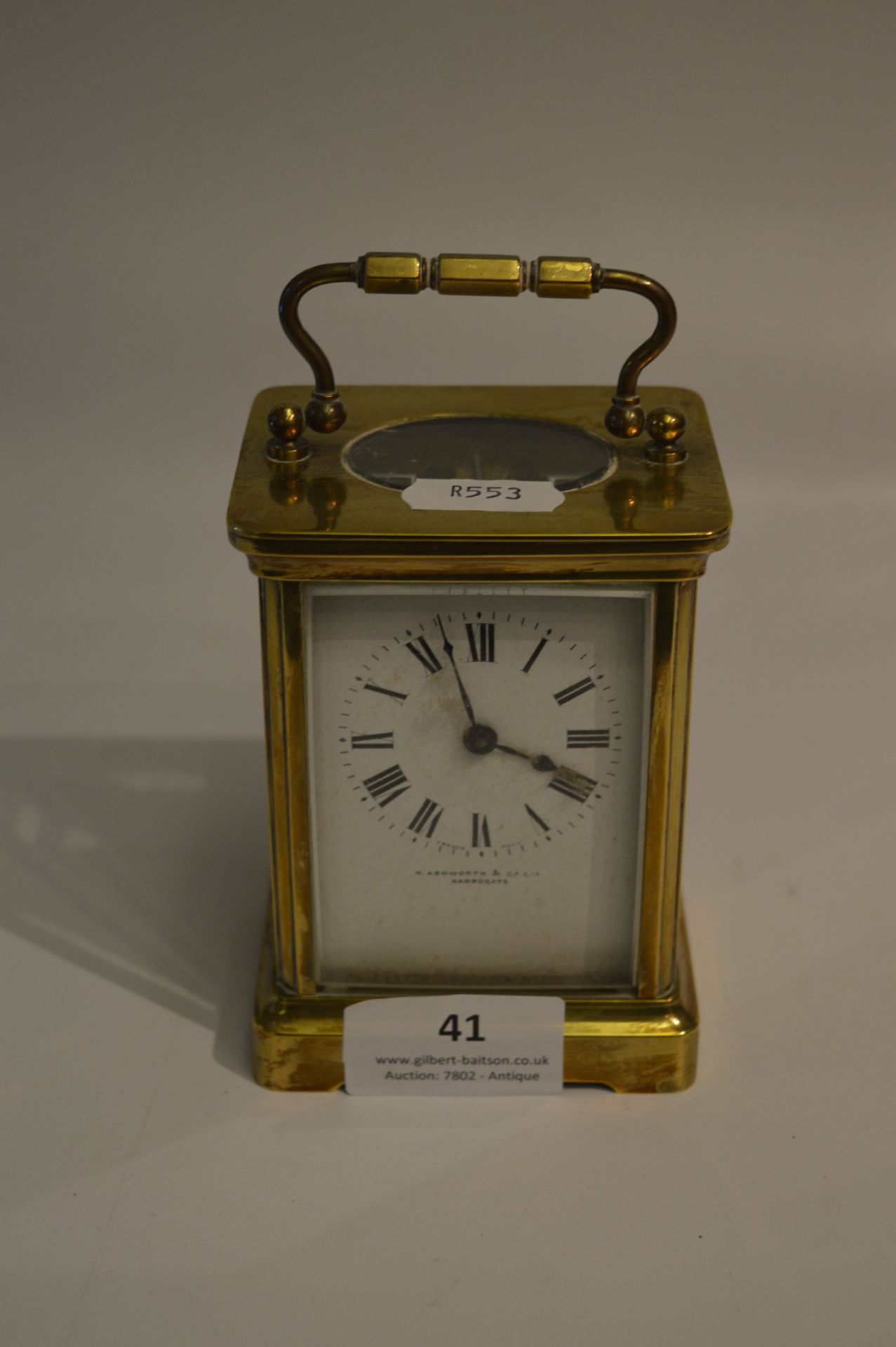 Brass Cased French Carriage Clock