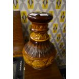 Brown Pottery Table Lamp Base