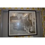 Framed Print "Hull Brewery Horse and Cart"