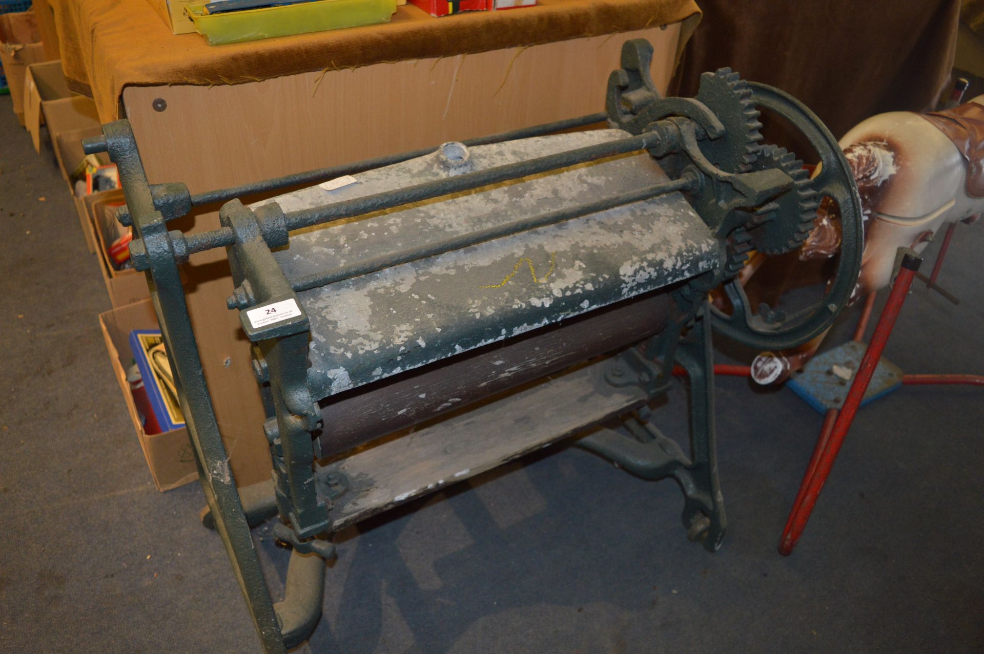 Green Painted Mangle