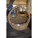 Three Handle Twig Work Basket