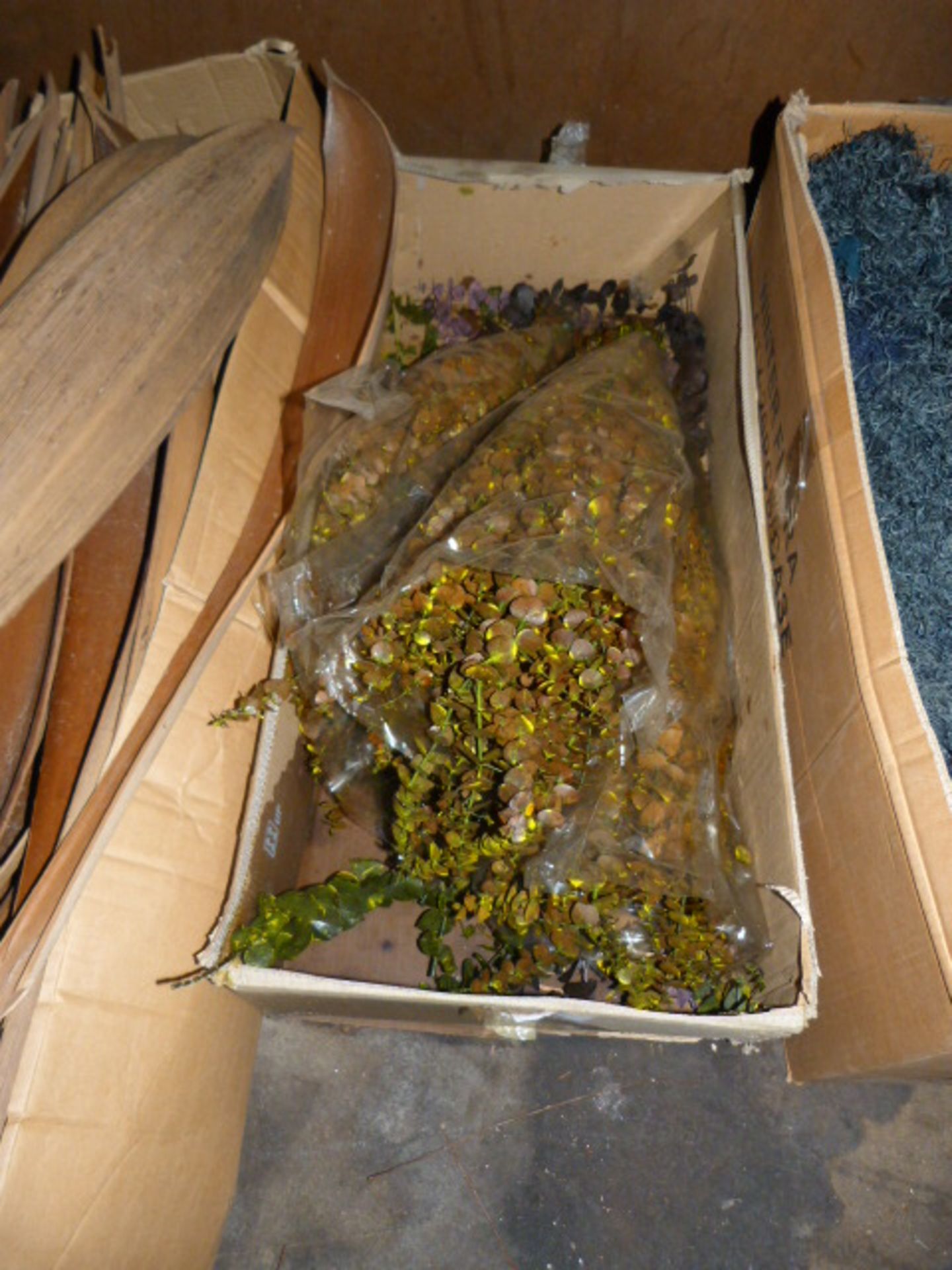 *Box Containing Four Dried Floral Displays