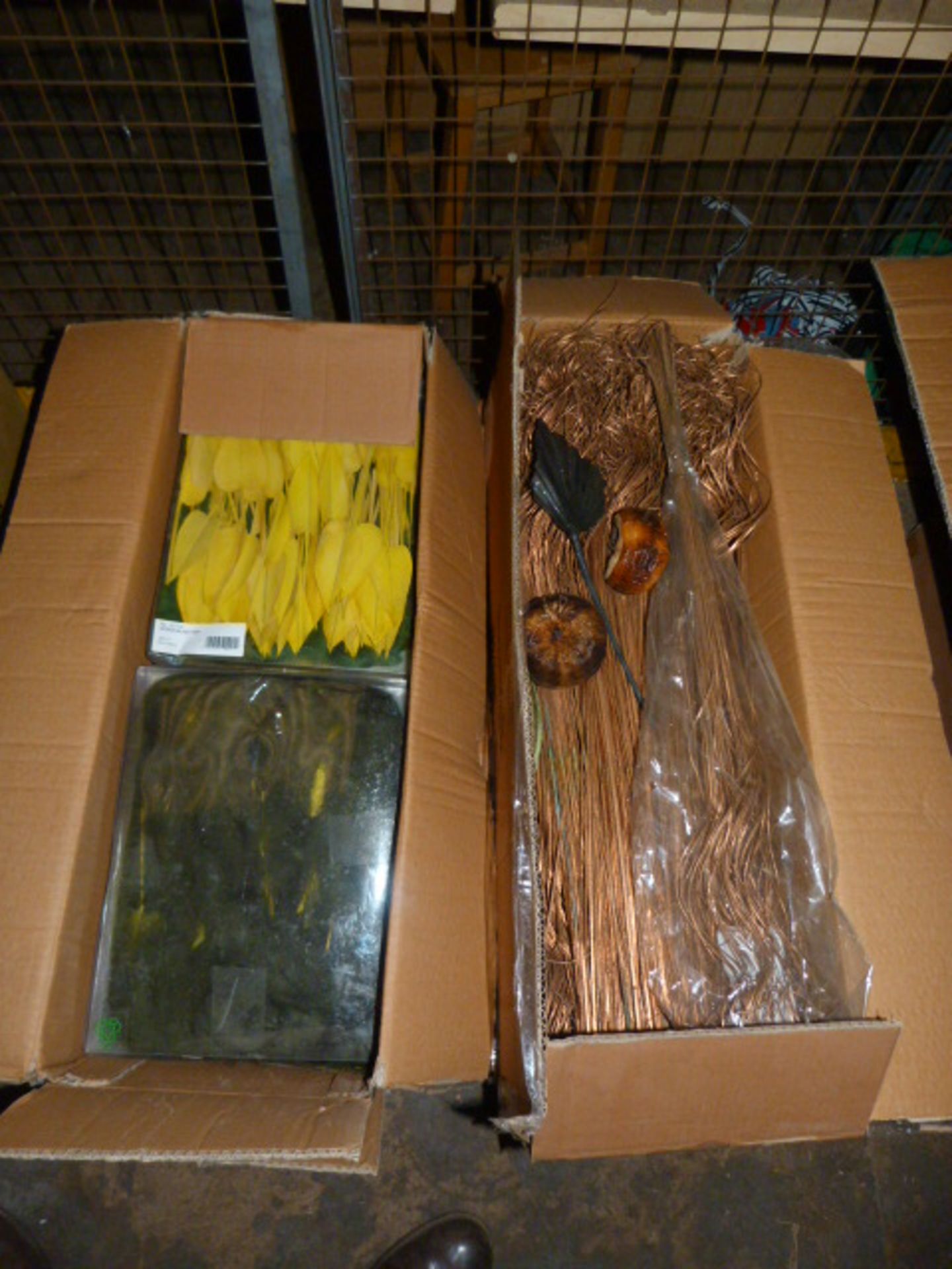 *Four Boxes of Decorative and Artificial Foliage