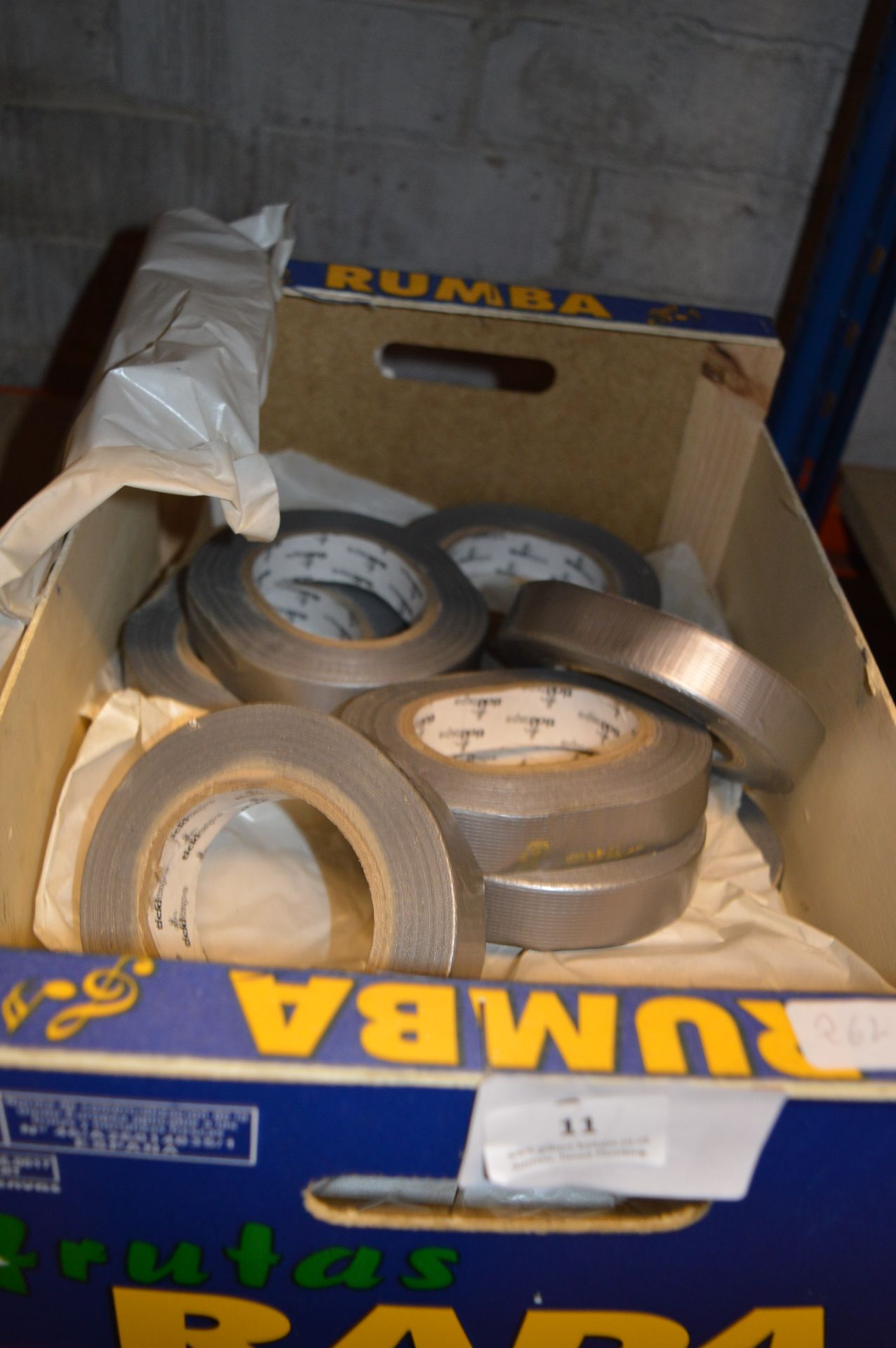 Box Containing Twelve Rolls of 25mm Duct Tape