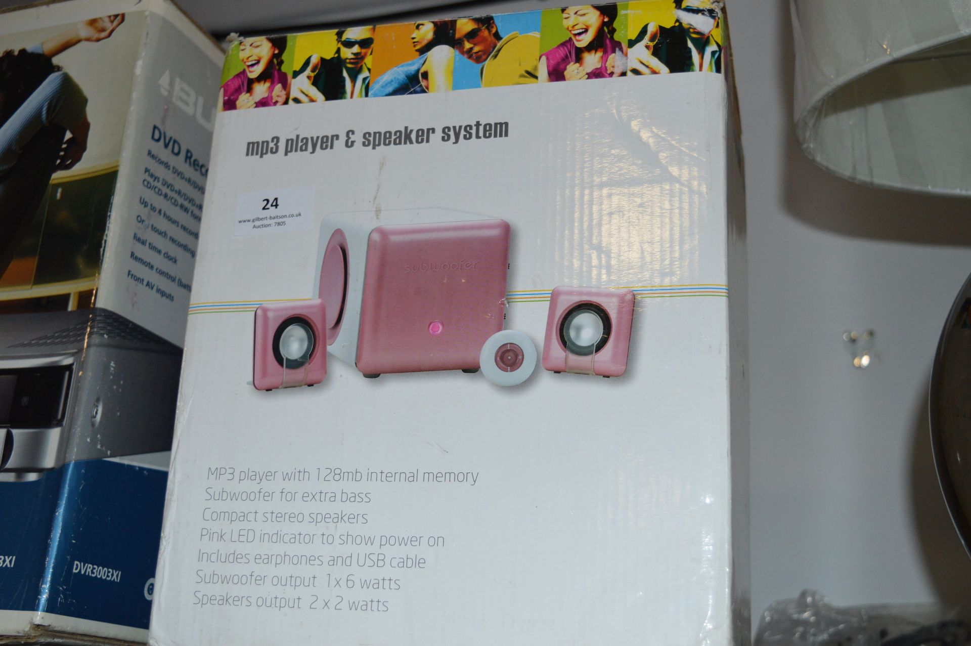 MP3 Player and Speaker System