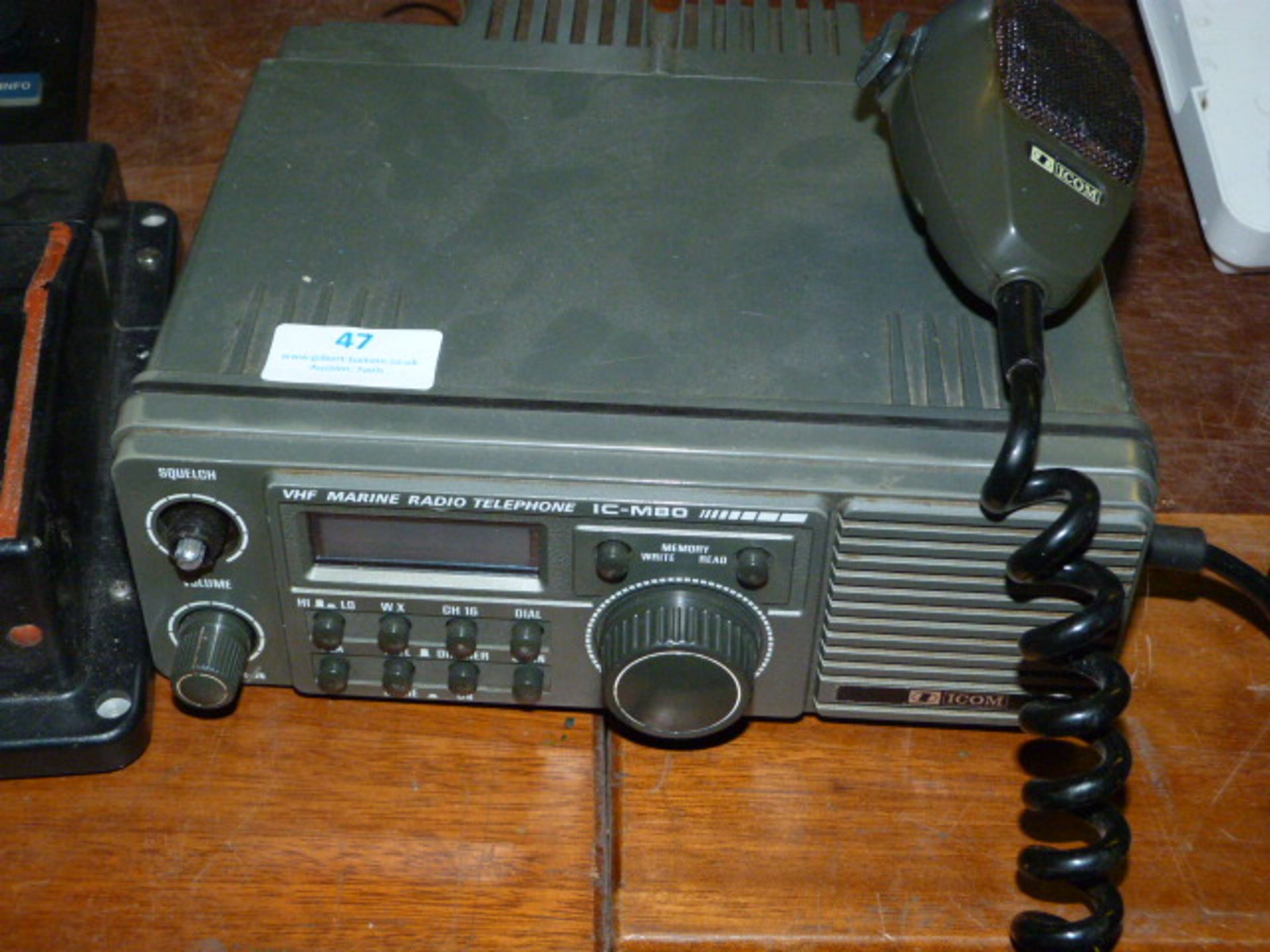 *Icom VHF Marine Radio Model:IC-M80