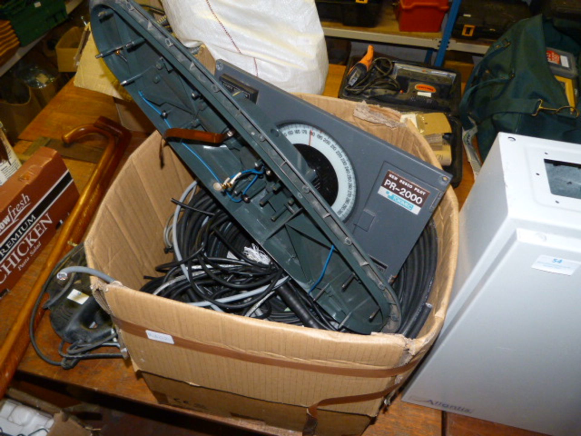 *Distribution Panel and a Box Containing Various Computer Leads, etc. - Image 2 of 2