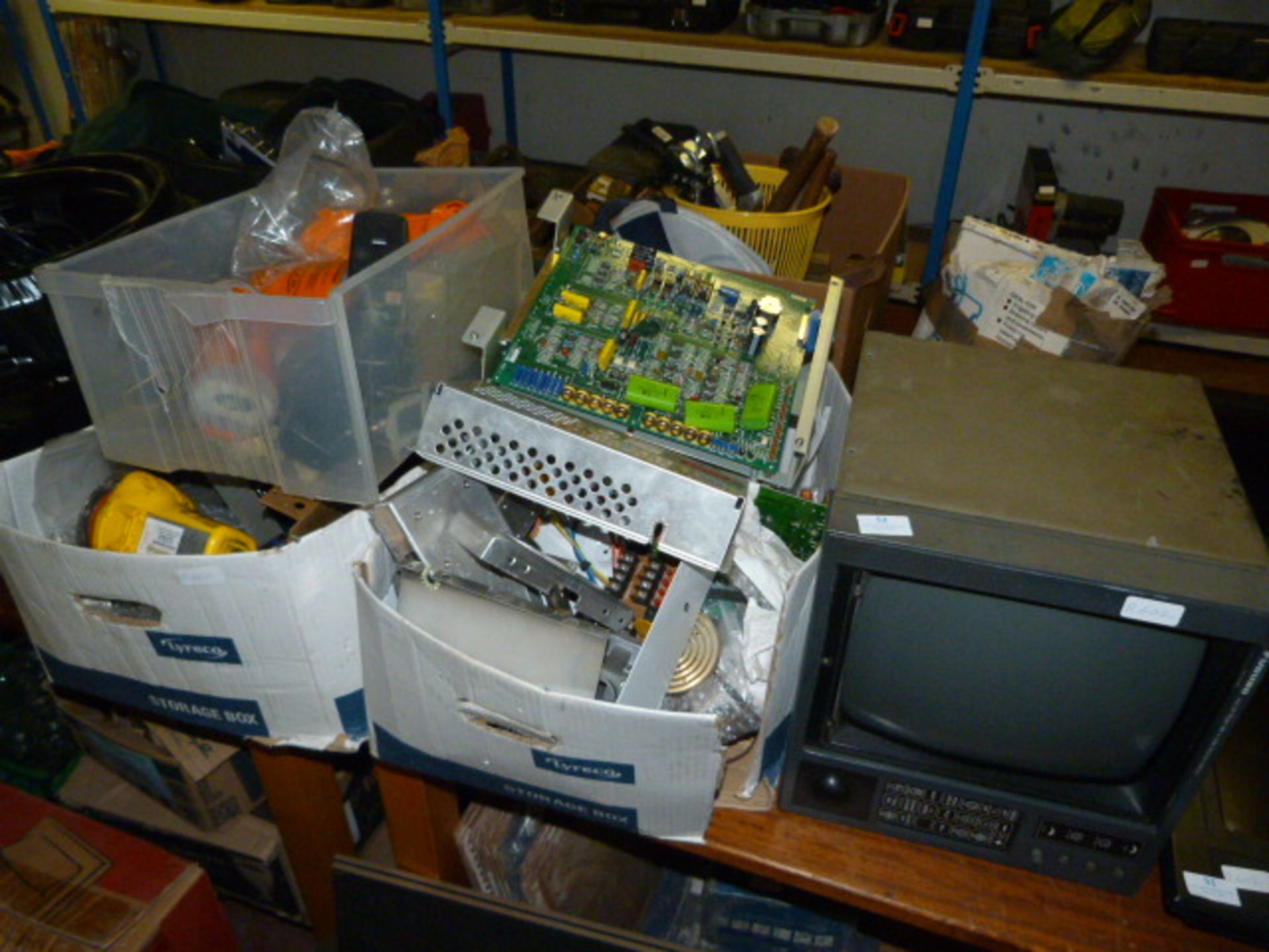 *Three Boxes Containing Assorted Marine IT Components, Screens, Epirbs, etc.