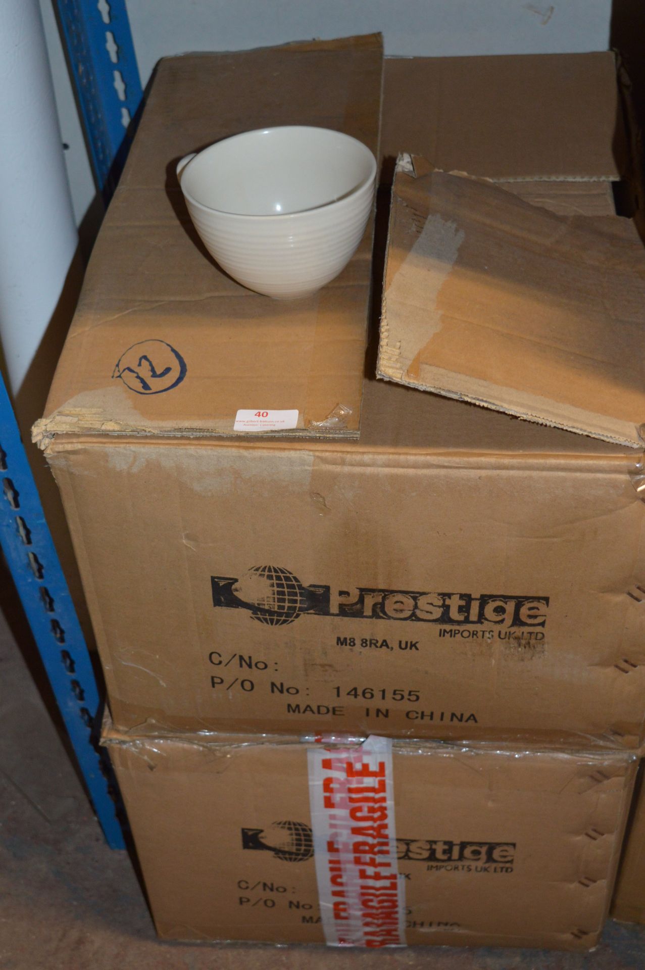 *Two Boxes Containing Thirty Six 16oz Swirl Mugs (Matt and Shiny)