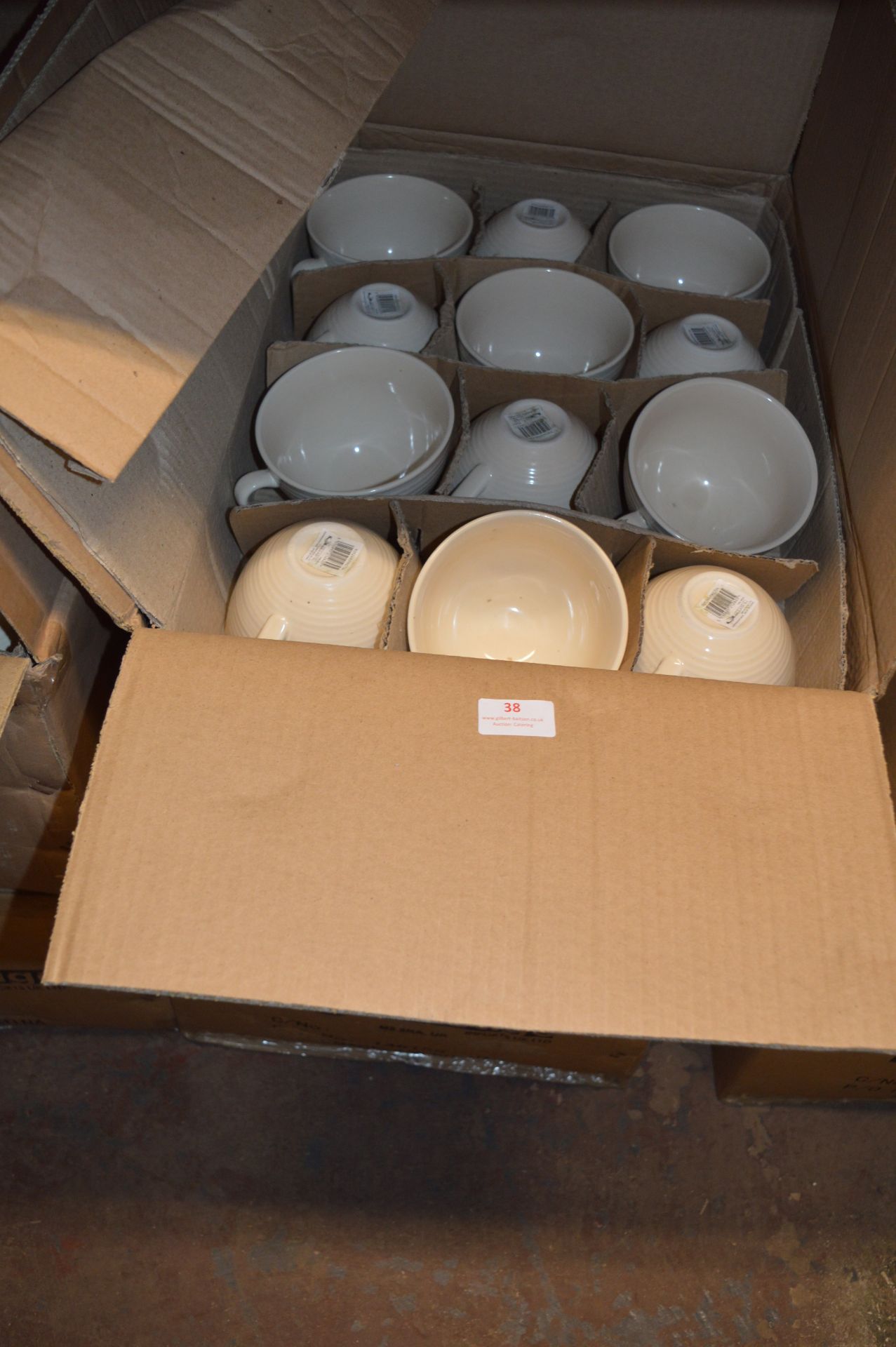 *Two Boxes Containing Thirty Six 16oz Swirl Mugs (Matt and Shiny)