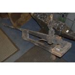 Large Iron Leg Vice