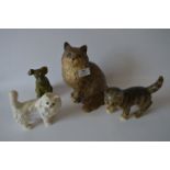 Beswick and Goebel Cats and Dogs Figurines