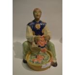 Chinese Pottery Figurine "Washer Man"