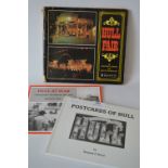 Three Local History Books, Postcards, Hull at War and Hull Fair