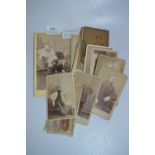 Collection of Victorian Portrait Photocards