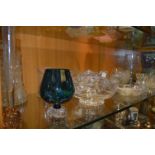 Glassware Collection; Fruit Bowls, Jugs, Vases, etc.