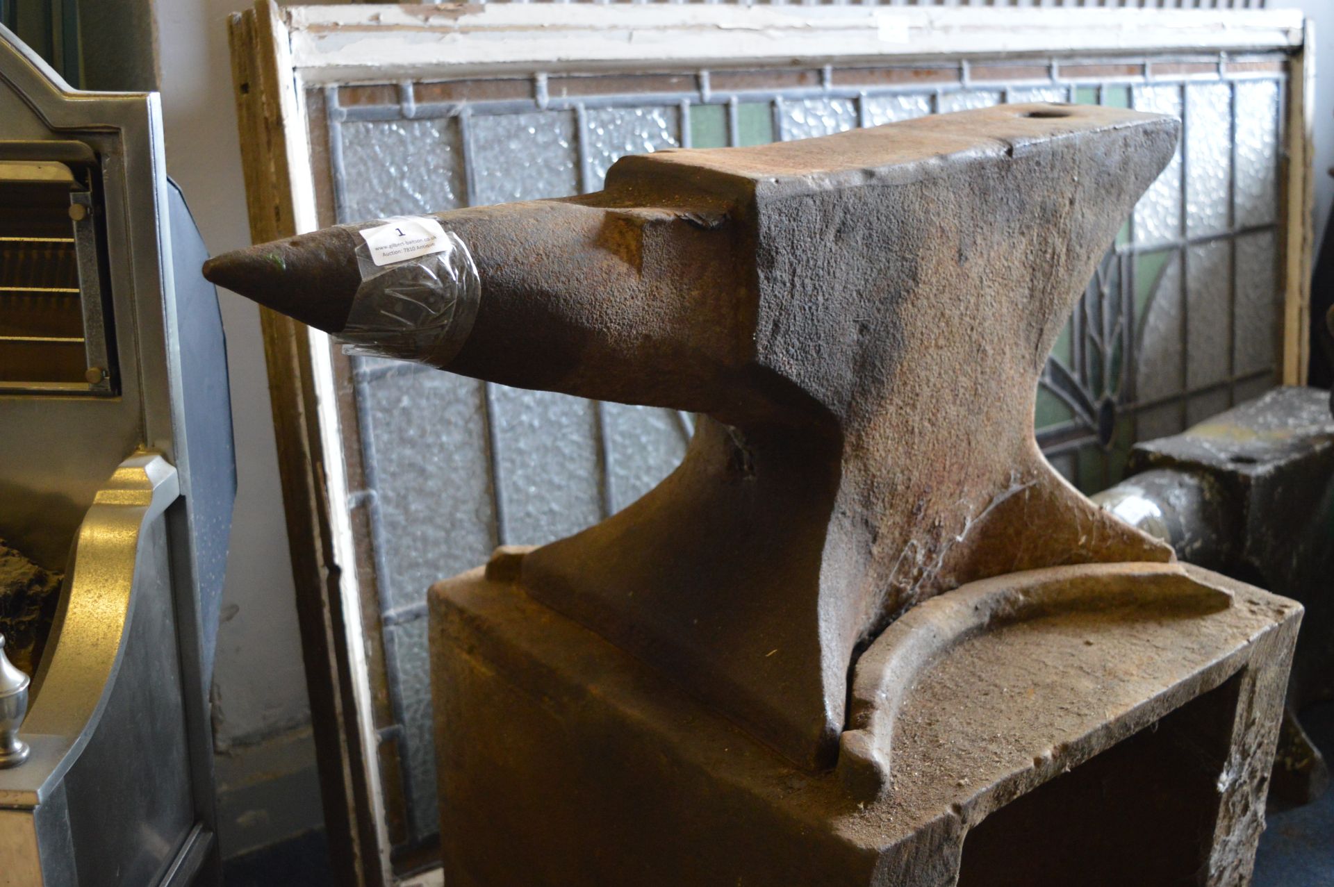 Cast Iron Anvil on Stand