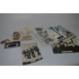 Collection of Postcards, Cigarette Cards and Tea Cards Including Two Beatles Postcards