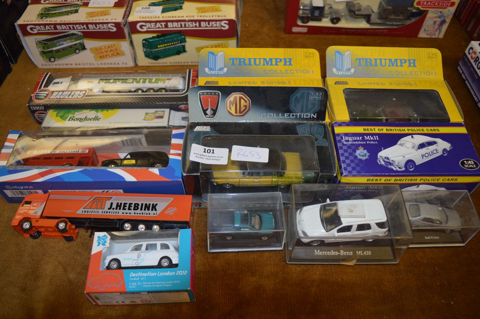 Assortment of Boxed Diecast Vehicles; Lledo, etc.