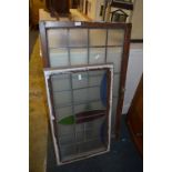 2 Colour Leaded Glass Window Frames