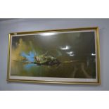 Large Framed Print "Spitfire" By Barrie A.F.Clark