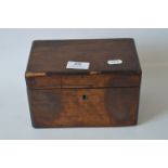 Burr Walnut Tea Caddy