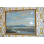 Vernon Ward Print "Flying Ducks"