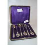 Cased Set of Hallmarked Silver Teaspoons "Chester" Approx 68g