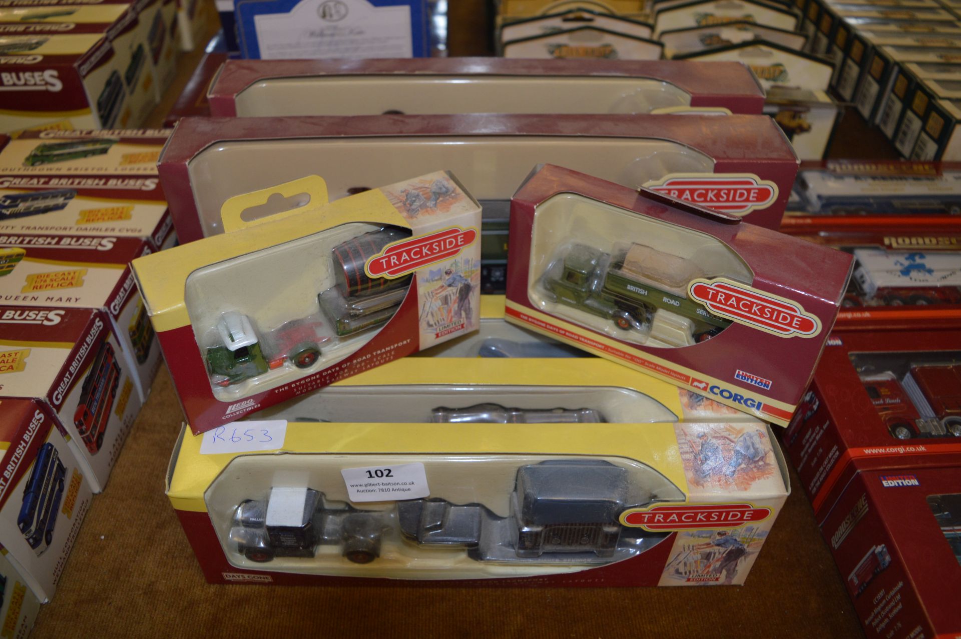 Collection of Corgi and Lledo Trackside Diecast Vehicle