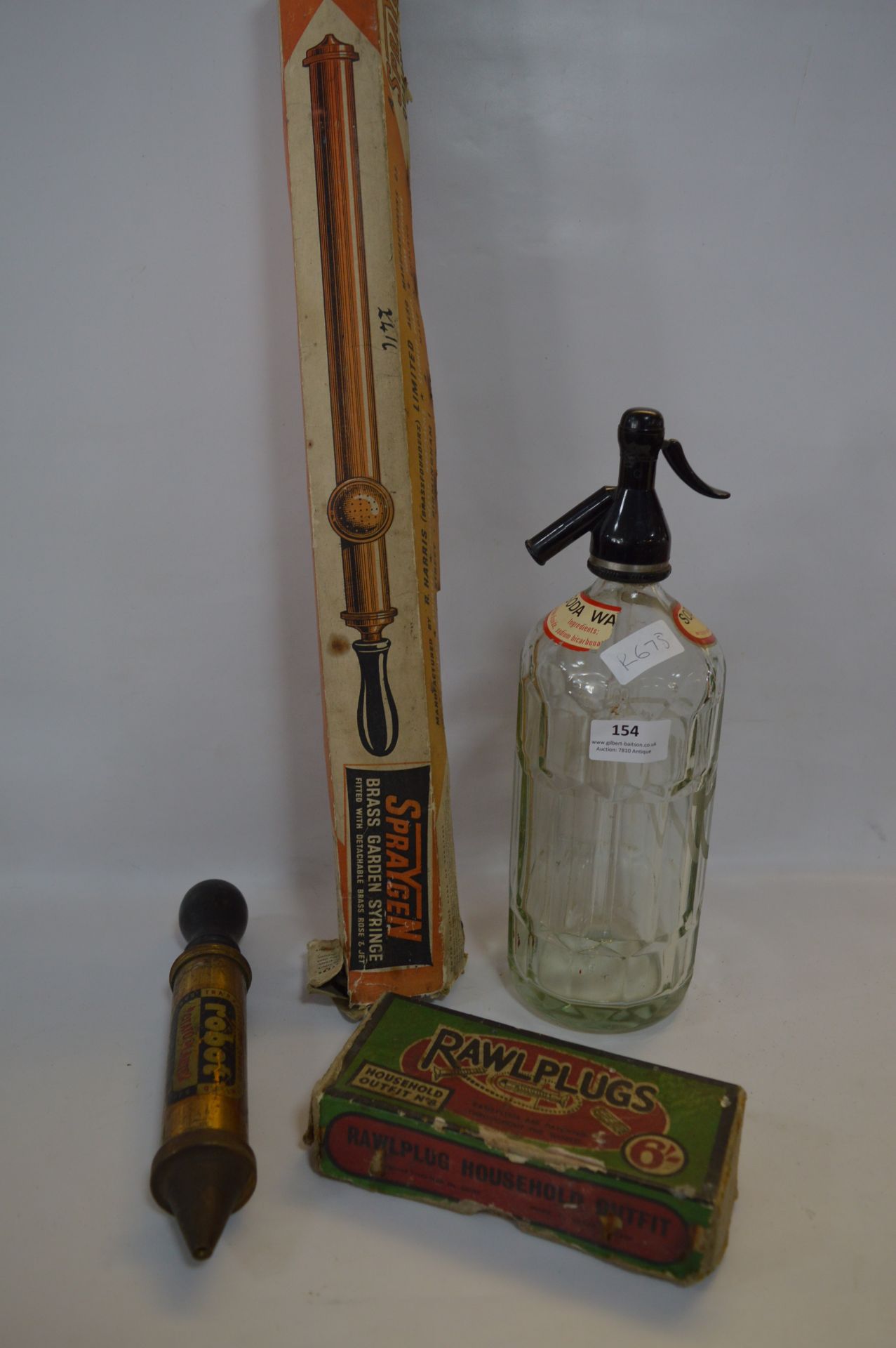 Soda Water Bottle, Brass Spray Gun, Potato Planter, etc.