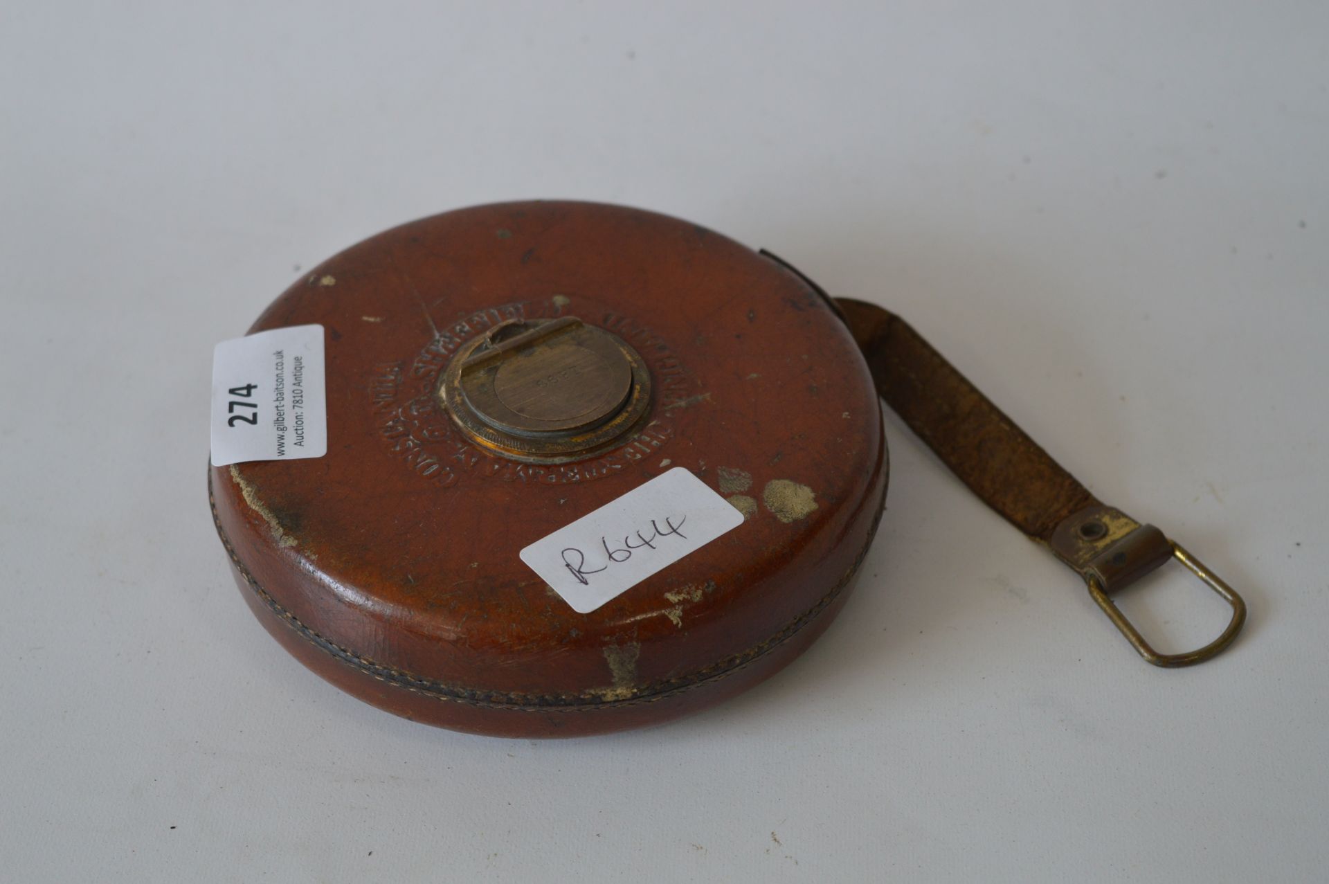 Leather Cased Constantia Measuring Tape