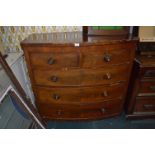 Victorian Mahogany Bow Front Chest of Drawers