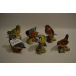 Collection of Six Beswick Birds