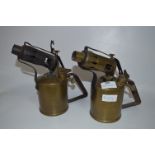 Two Brass Blowtorchers