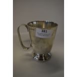 Silver Mug "D&P Birmingham 1942" Approx 268g