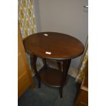 Oval Topped Occasional Table