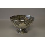 Silver Embossed Decorated Bowl "GW Sheffield" 77g