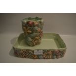 Beswick Shell Design Dish and Vase