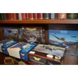 Collection of Corgi Diecast Model Aeroplanes and Two Jigsaws