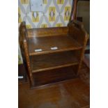 Oak Three Tier Magazine Shelf