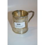 Silver Christening Mug "Walker & Hall Sheffield 1926" Approx 138g