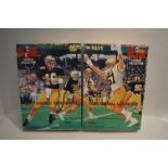 Two G.I.Joe Classic Collection Figurines; Linebacker and Quarterback