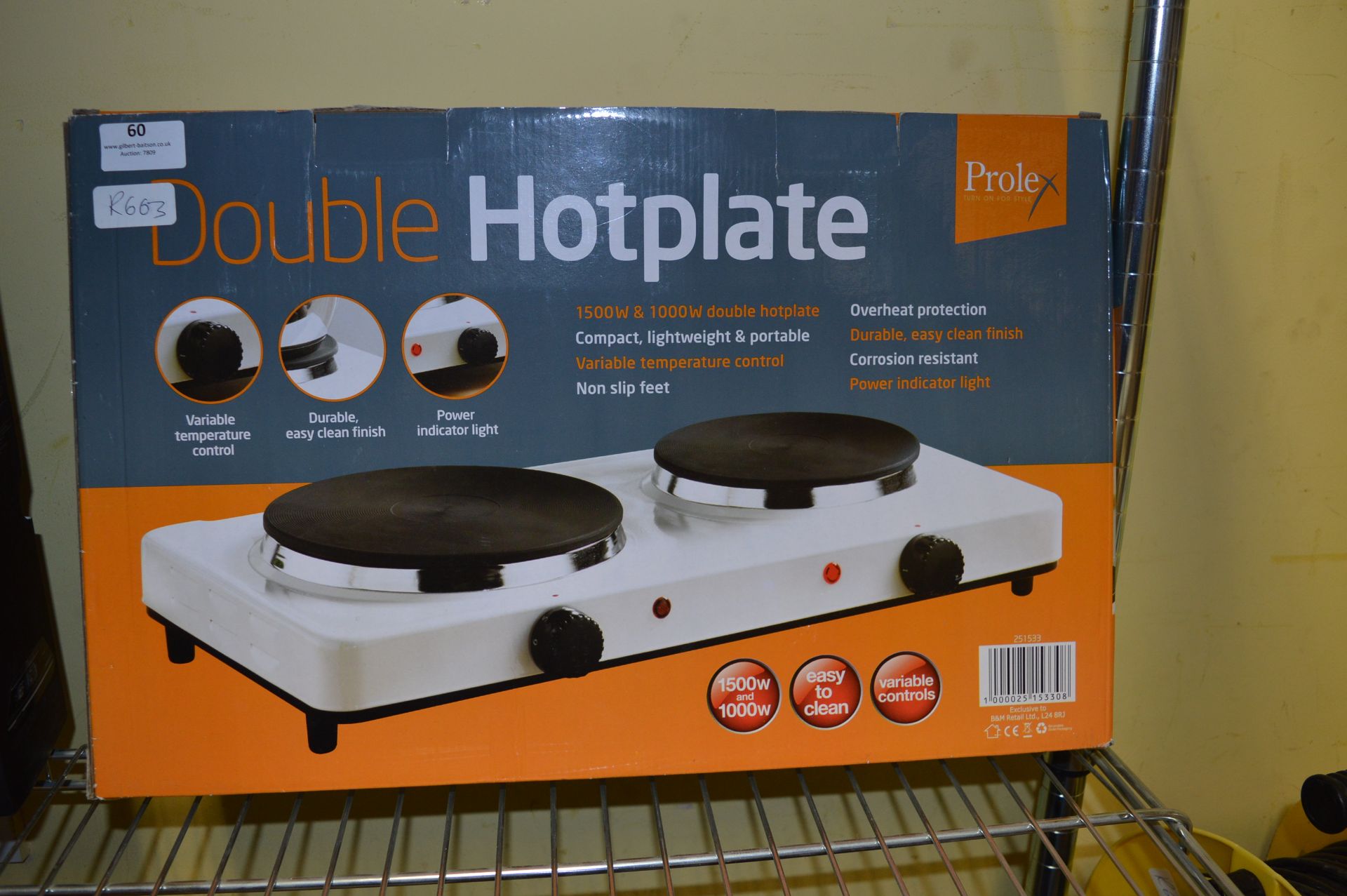 Prolex Double Hotplate