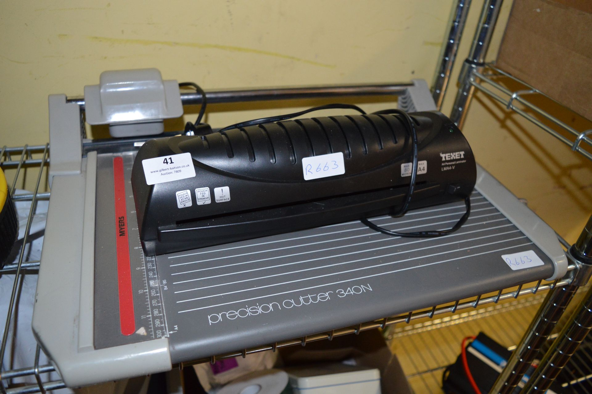 Precision Trimmer and a Laminator