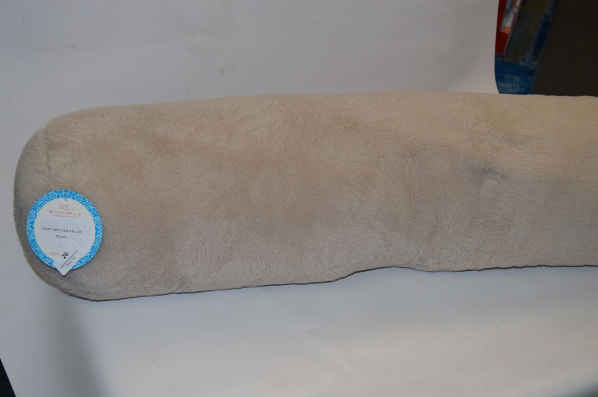 *GRACE FUR BOLSTER PILLOW