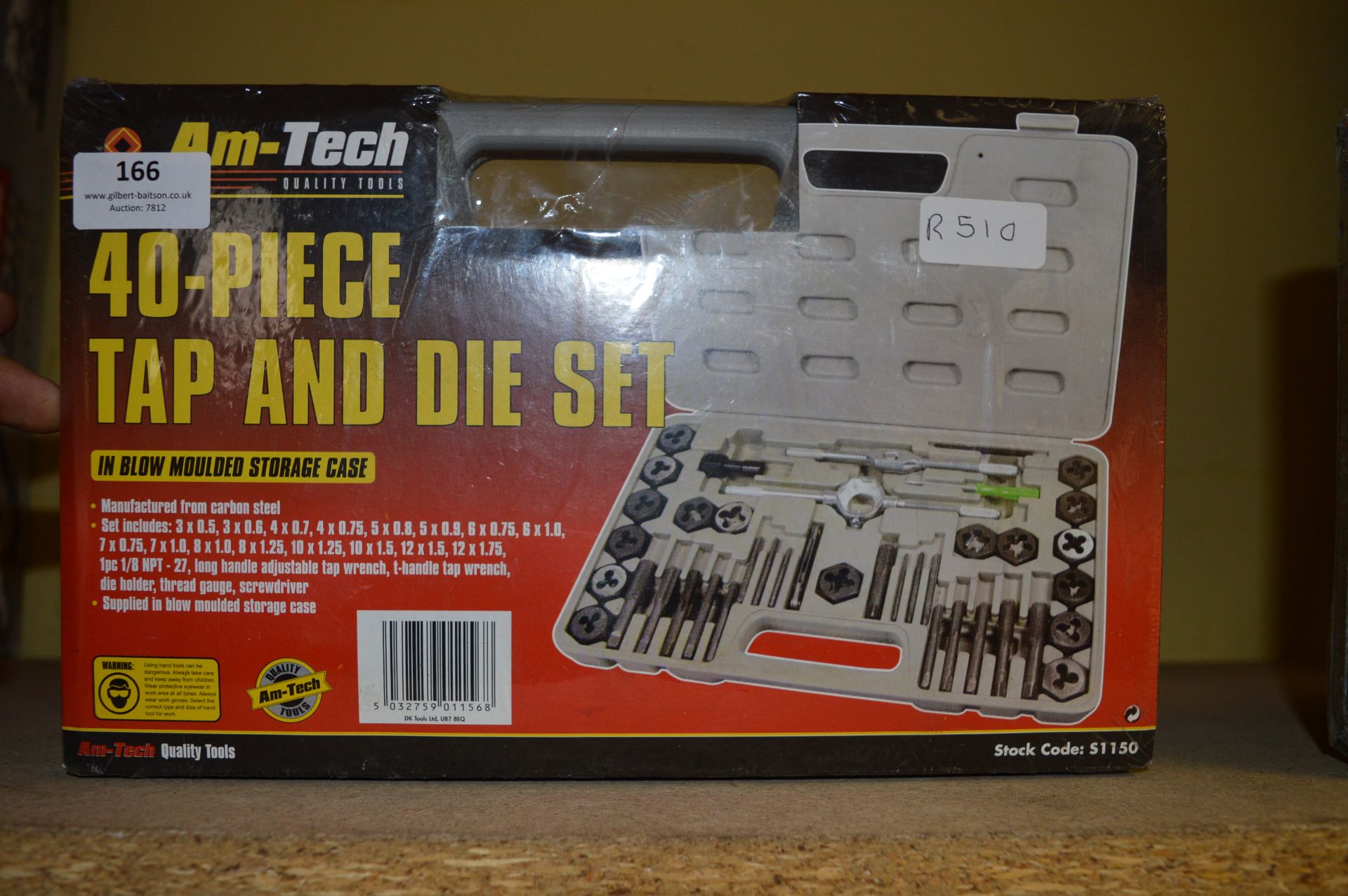 Am-Tech Forty Piece Tap and Die Set